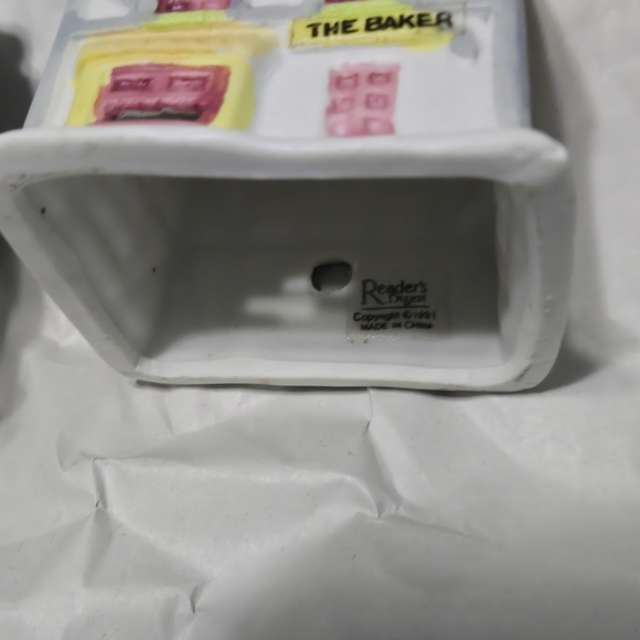 Set of 3 Village House Christmas Bell Ornaments Reader's Digest Vintage 1991 - Picture 5 of 7